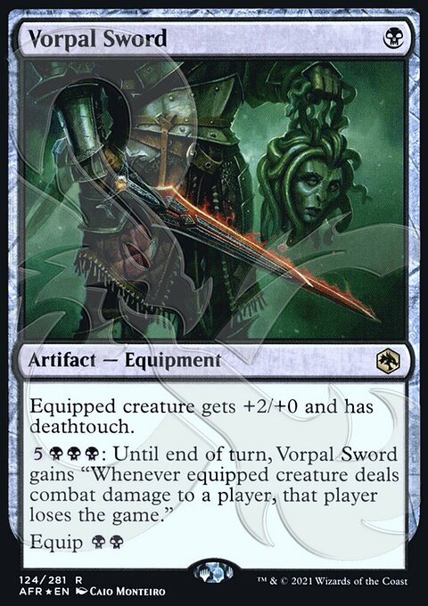 Vorpal Sword (Ampersand Promo) [Dungeons & Dragons: Adventures in the Forgotten Realms Promos]