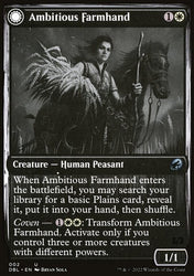 Ambitious Farmhand // Seasoned Cathar [Innistrad: Double Feature]
