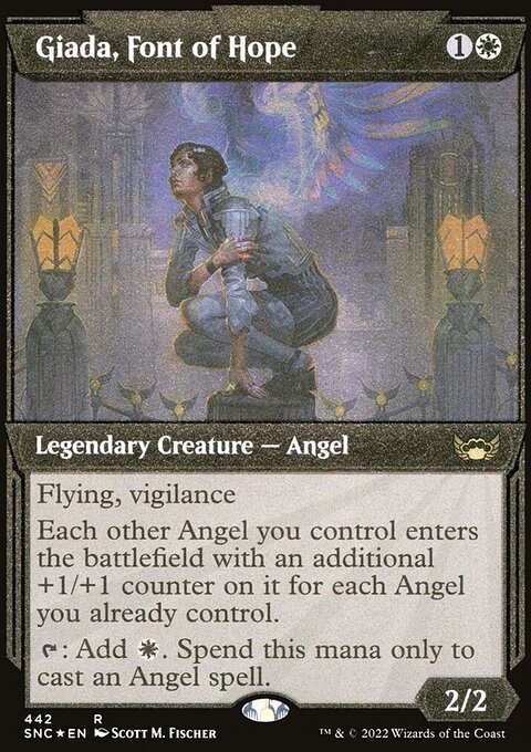 Giada, Font of Hope (Showcase Art Deco Foil Etched) [Streets of New Capenna]