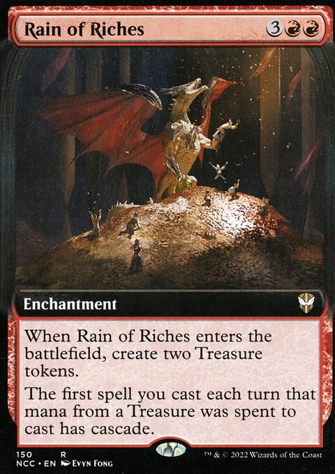 Rain of Riches (Extended Art) [Streets of New Capenna Commander]