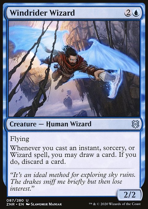 Windrider Wizard [Zendikar Rising]