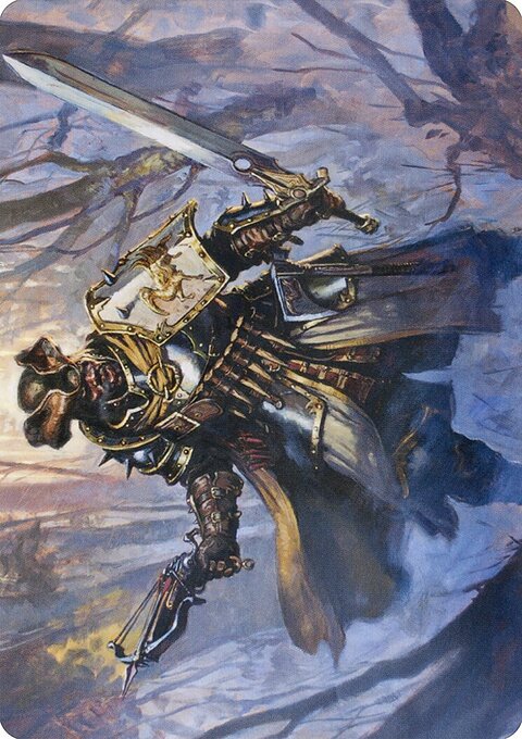 Brutal Cathar Art Card [Innistrad: Midnight Hunt Art Series]