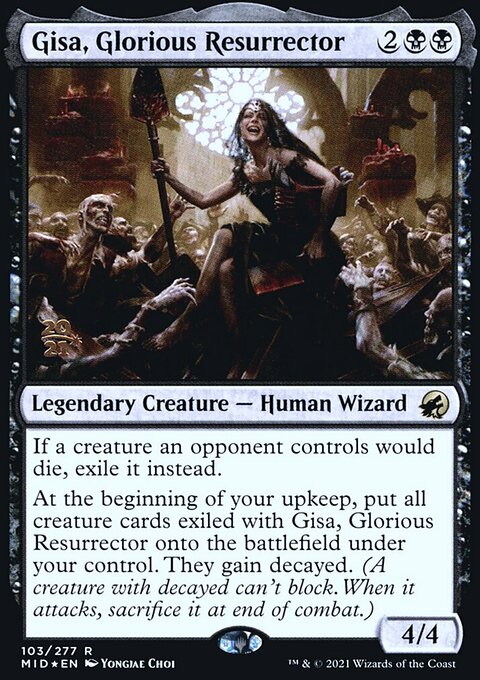 Gisa, Glorious Resurrector [Innistrad: Midnight Hunt Prerelease Promos]