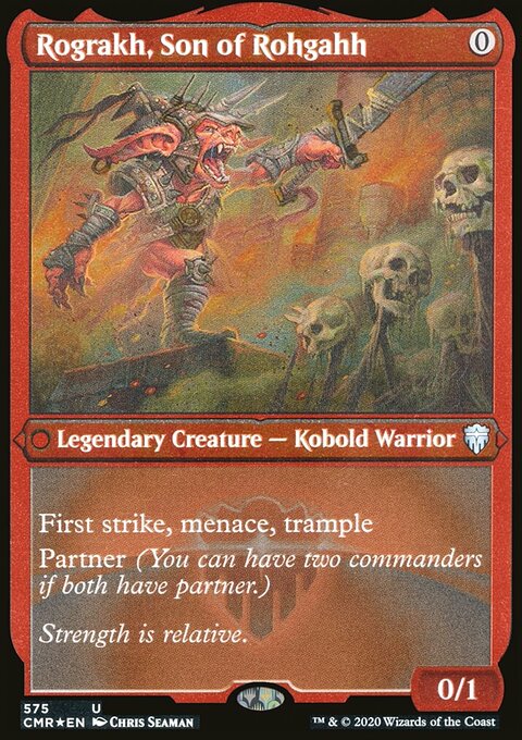 Rograkh, Son of Rohgahh (Etched) [Commander Legends]
