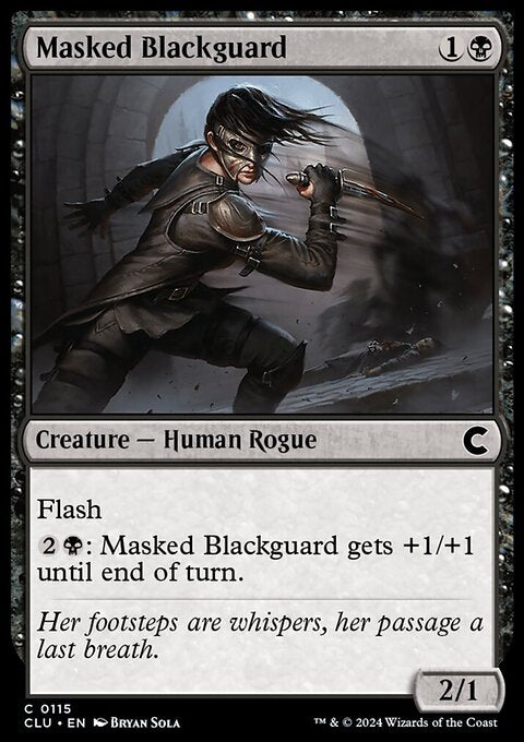 Masked Blackguard [Ravnica: Clue Edition]