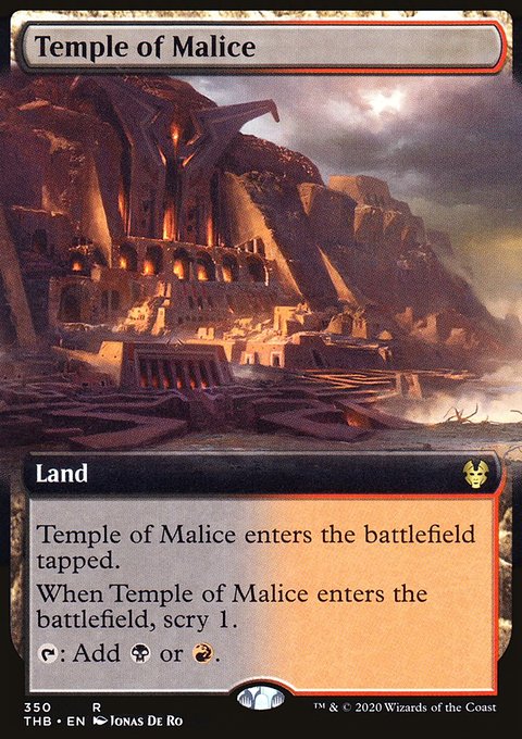 Temple of Malice (Extended Art) [Theros Beyond Death]