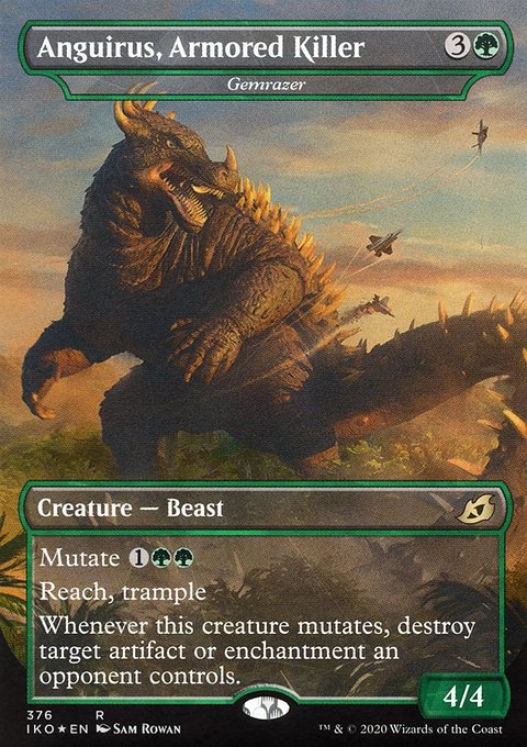 Gemrazer - Anguirus, Armored Killer (Extended Art) [Ikoria: Lair of Behemoths]