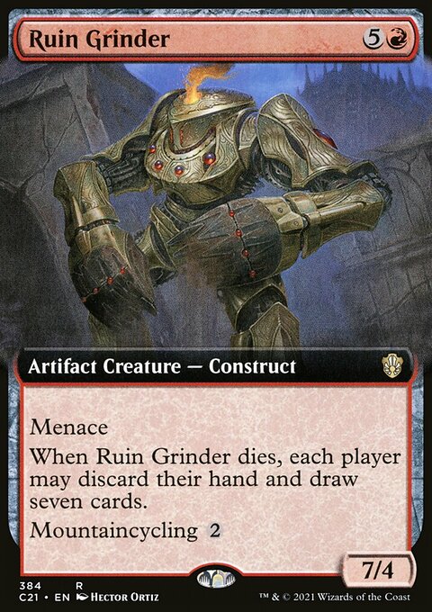 Ruin Grinder (Extended Art) [Commander 2021]