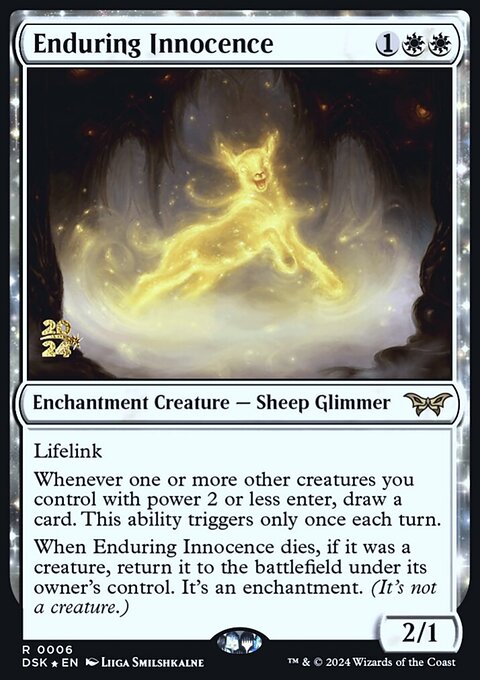 Enduring Innocence [Duskmourn: House of Horror Prerelease Promos]