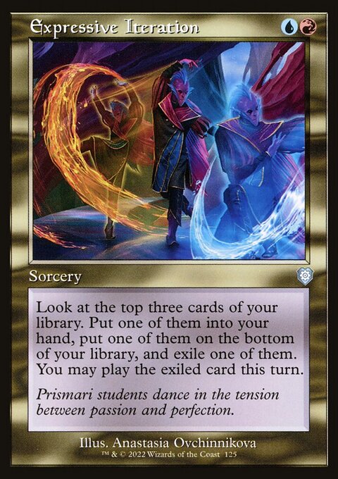 Expressive Iteration (Retro) [The Brothers' War Commander]