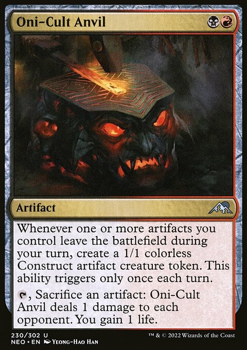 Oni-Cult Anvil [Kamigawa: Neon Dynasty]