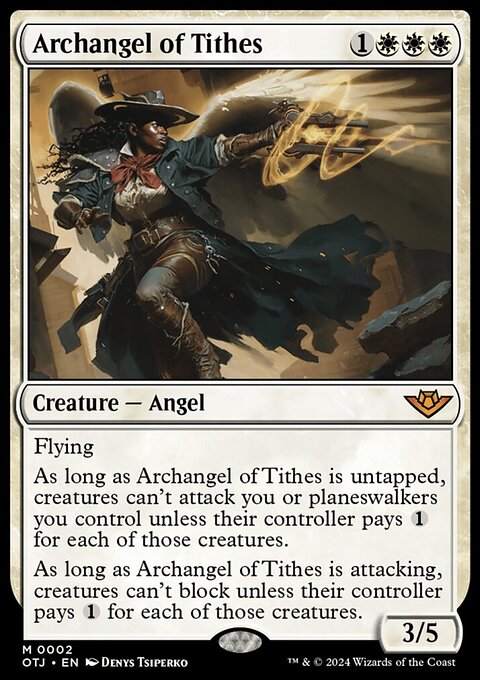 Archangel of Tithes [Outlaws of Thunder Junction]