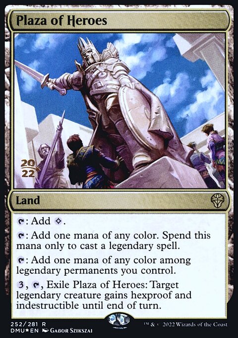 Plaza of Heroes [Dominaria United Prerelease Promos]