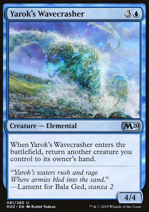 Yarok's Wavecrasher [Core Set 2020]