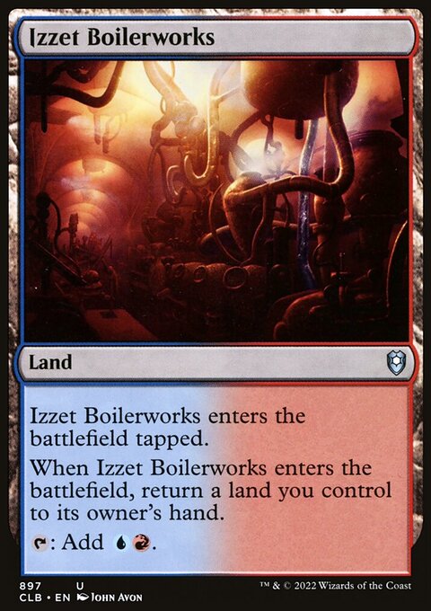 Izzet Boilerworks [Commander Legends: Battle for Baldur's Gate]