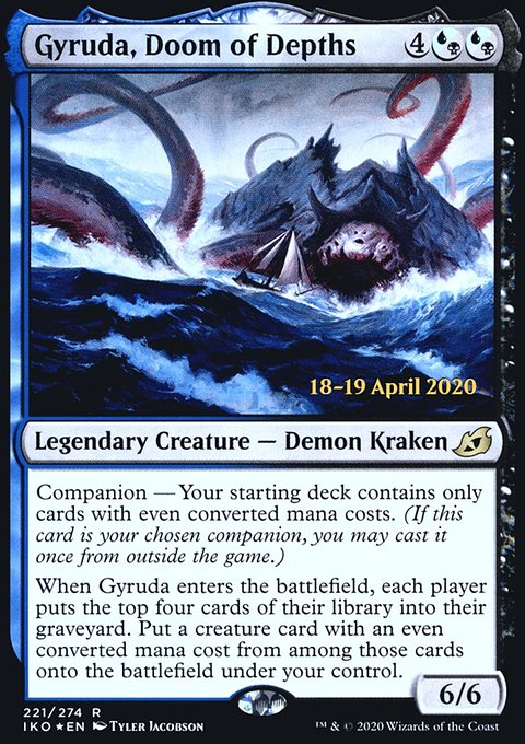 Gyruda, Doom of Depths [Ikoria: Lair of Behemoths Prerelease Promos]
