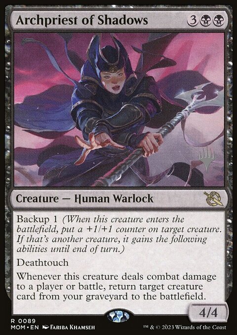 Archpriest of Shadows (Promo Pack) [March of the Machine Promos]