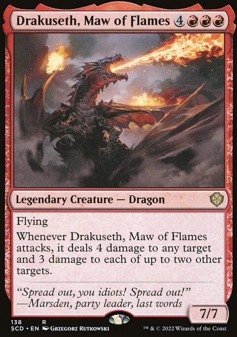 Drakuseth, Maw of Flames [Starter Commander Decks]