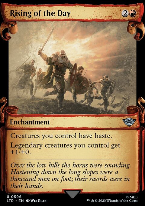 Rising of the Day [The Lord of the Rings: Tales of Middle-Earth Showcase Scrolls]