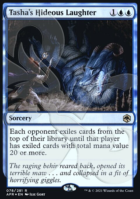 Tasha's Hideous Laughter (Ampersand Promo) [Dungeons & Dragons: Adventures in the Forgotten Realms Promos]