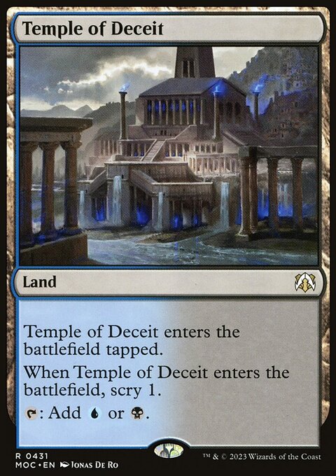 Temple of Deceit [March of the Machine Commander]