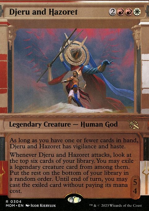 Djeru and Hazoret (Showcase Planar Booster Fun) [March of the Machine]
