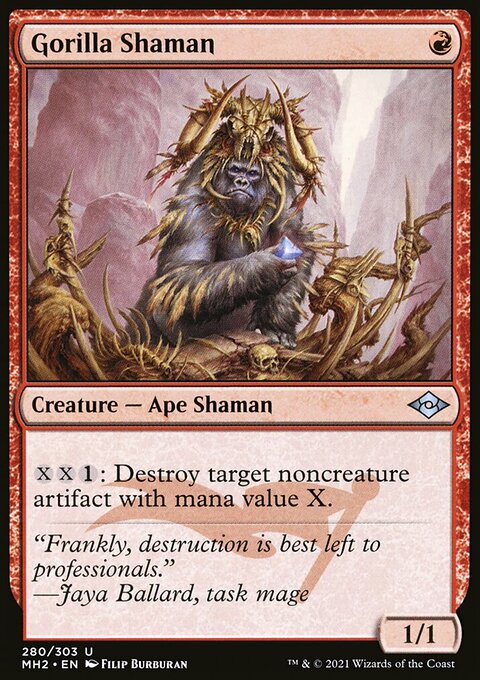 Gorilla Shaman (Foil Etched) [Modern Horizons 2]