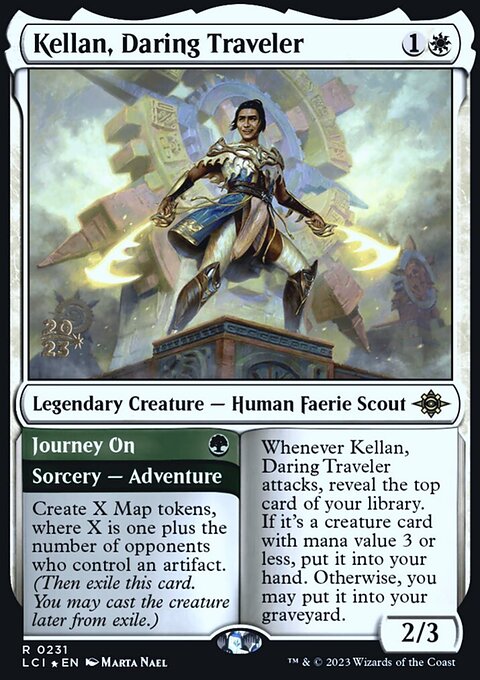 Kellan, Daring Traveler [The Lost Caverns of Ixalan Prerelease Cards]
