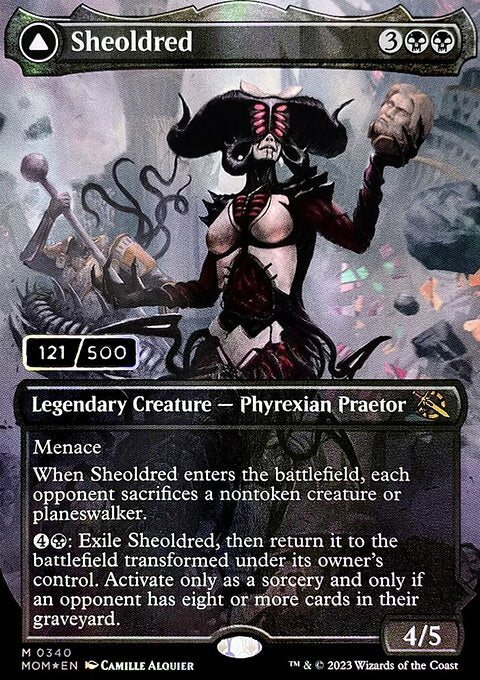 Sheoldred // The True Scriptures (Serialized) [March of the Machine]