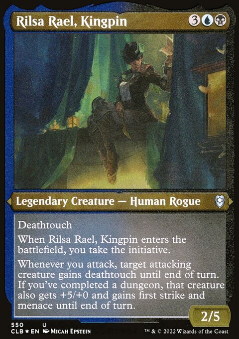 Rilsa Rael, Kingpin (Foil Etched) [Commander Legends: Battle for Baldur's Gate]