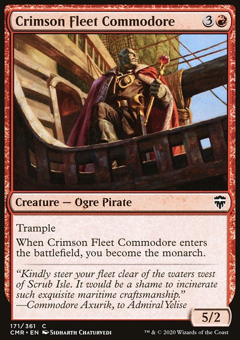 Crimson Fleet Commodore [Commander Legends]
