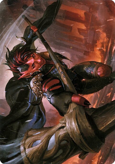Karlach, Fury of Avernus Art Card (34) [Commander Legends: Battle for Baldur's Gate Art Series]