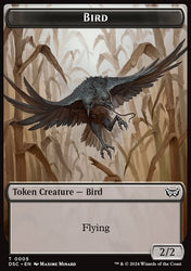 Demon // Bird Double-Sided Token [Duskmourn: House of Horror Commander Tokens]