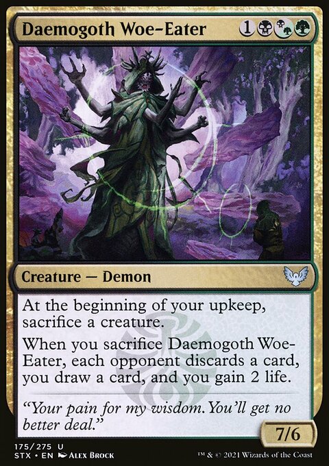 Daemogoth Woe-Eater [Strixhaven: School of Mages]