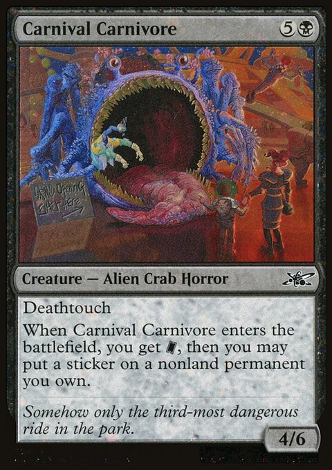 Carnival Carnivore (Galaxy Foil) [Unfinity]