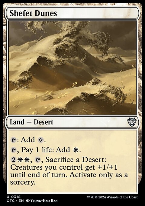 Shefet Dunes [Outlaws of Thunder Junction Commander]