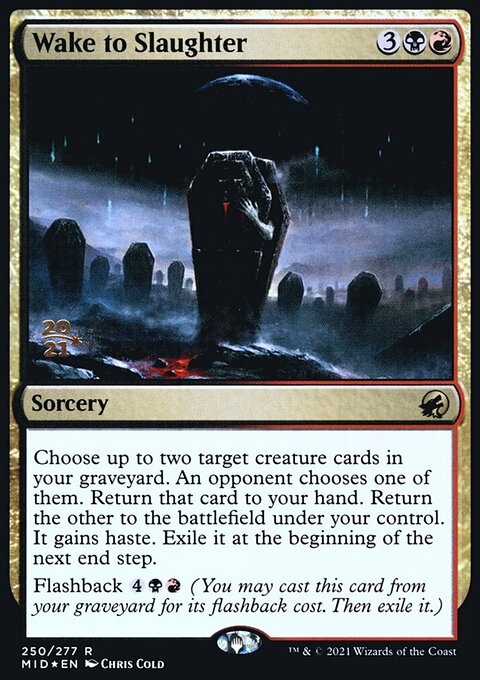 Wake to Slaughter [Innistrad: Midnight Hunt Prerelease Promos]