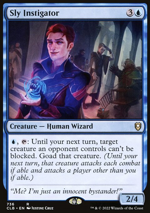 Sly Instigator [Commander Legends: Battle for Baldur's Gate]