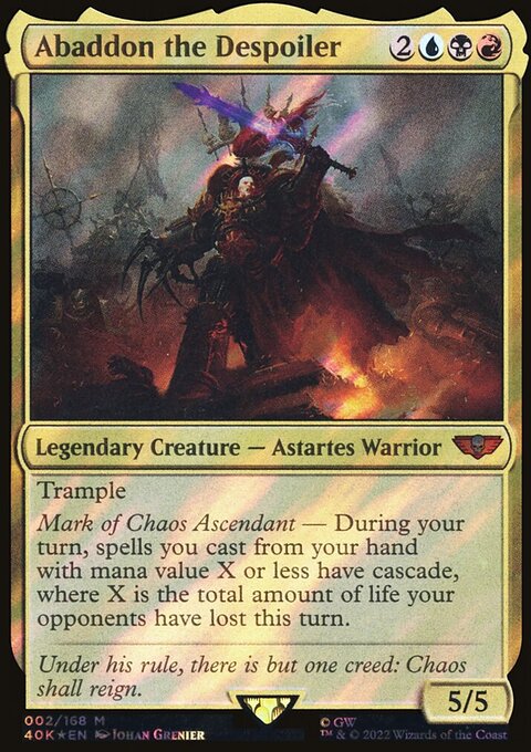 Abaddon the Despoiler (Surge Foil) [Warhammer 40,000]