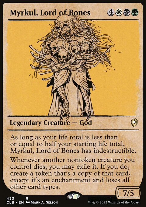 Myrkul, Lord of Bones (Showcase) [Commander Legends: Battle for Baldur's Gate]