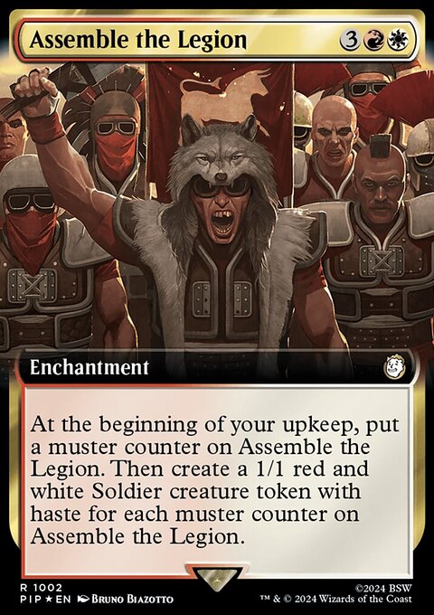 Assemble the Legion (Extended Art) (Surge Foil) [Fallout]