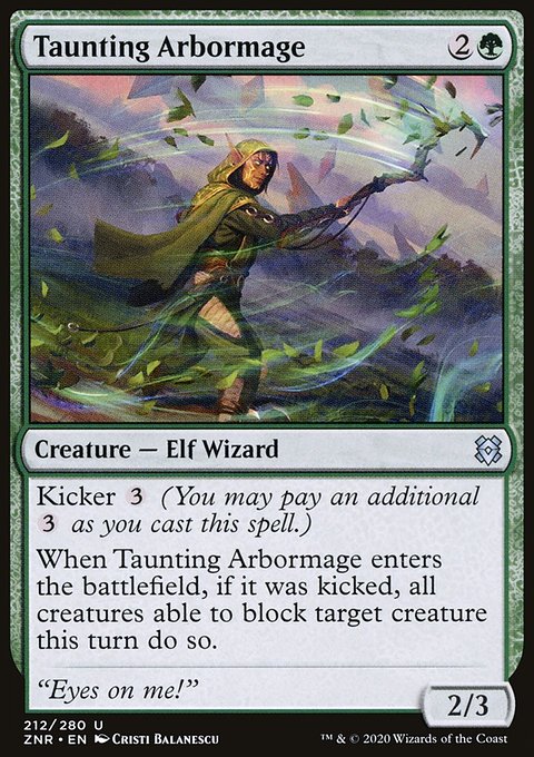 Taunting Arbormage [Zendikar Rising]