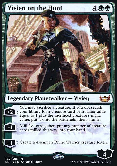 Vivien on the Hunt [Streets of New Capenna Prerelease Promos]