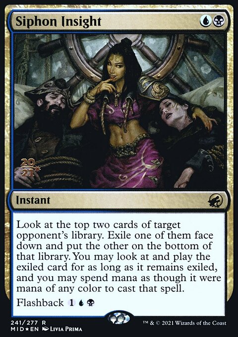 Siphon Insight [Innistrad: Midnight Hunt Prerelease Promos]