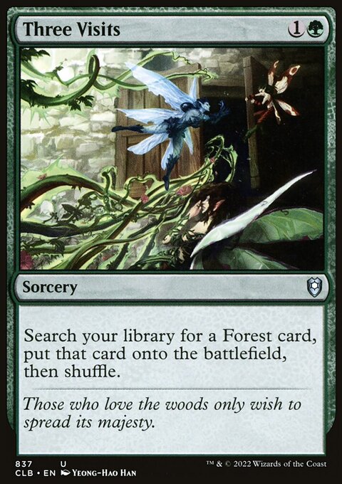 Three Visits [Commander Legends: Battle for Baldur's Gate]