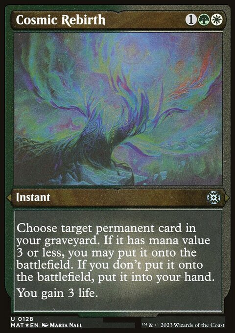 Cosmic Rebirth (Foil Etched) [March of the Machine: The Aftermath]