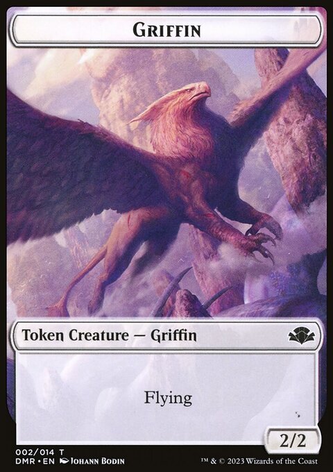 Griffin Token [Dominaria Remastered Tokens]