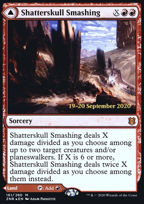 Shatterskull Smashing // Shatterskull, the Hammer Pass [Zendikar Rising Prerelease Promos]