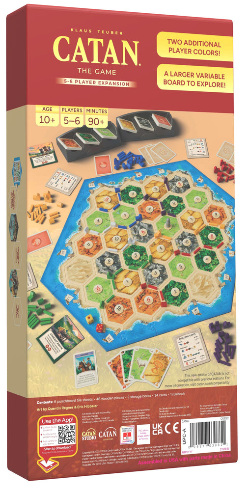 CATAN (6th Edition) - The Game 5-6 Player Expansion