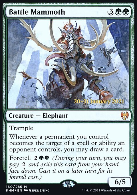 Battle Mammoth [Kaldheim Prerelease Promos]